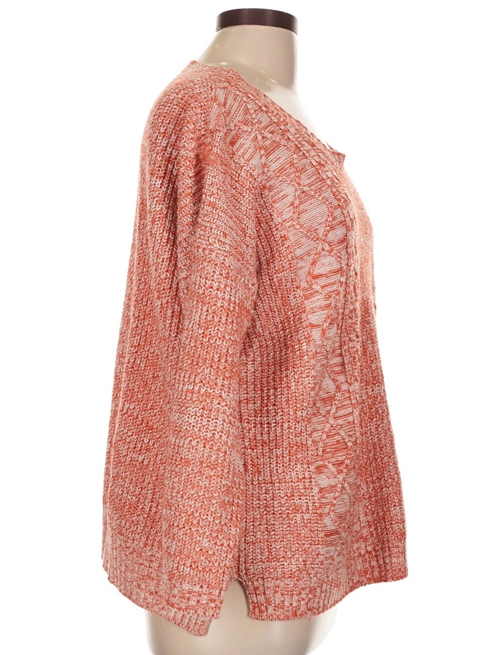 POL Oversized Creamsicle Knit Sweater - Picture 3 of 8